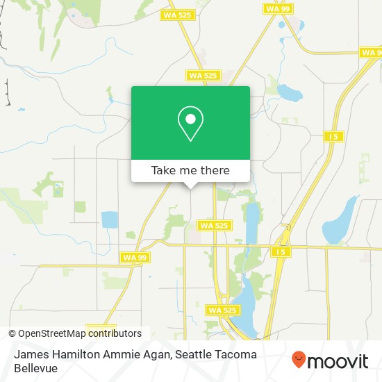 James Hamilton Ammie Agan, 15405 35th Ave W map