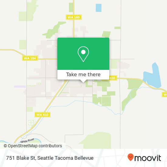 Mapa de 751 Blake St, Enumclaw, WA 98022