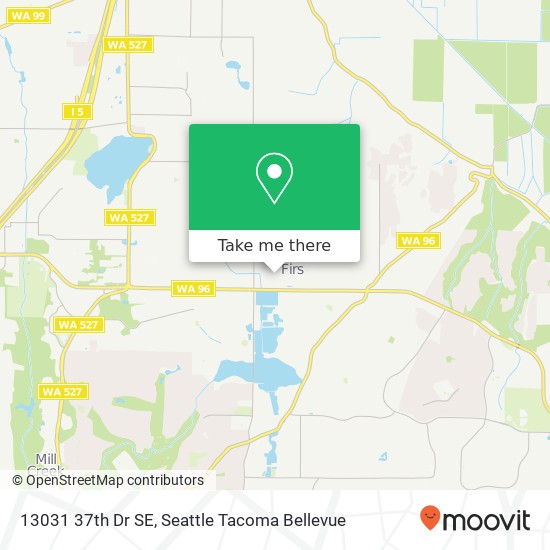 Mapa de 13031 37th Dr SE, Everett, WA 98208