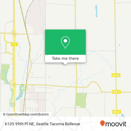 Mapa de 6105 99th Pl NE, Marysville, WA 98270