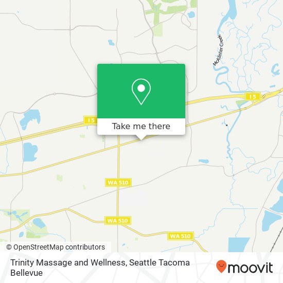 Mapa de Trinity Massage and Wellness, 8617 Martin Way E