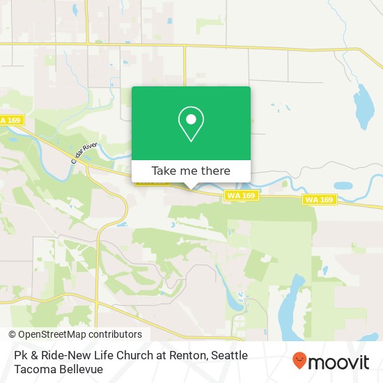 Pk & Ride-New Life Church at Renton, 15711 SE Renton Maple Valley Rd map