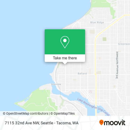 Mapa de 7115 32nd Ave NW