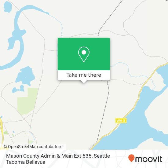 Mapa de Mason County Admin & Main Ext 535, 2100 E Johns Prairie Rd