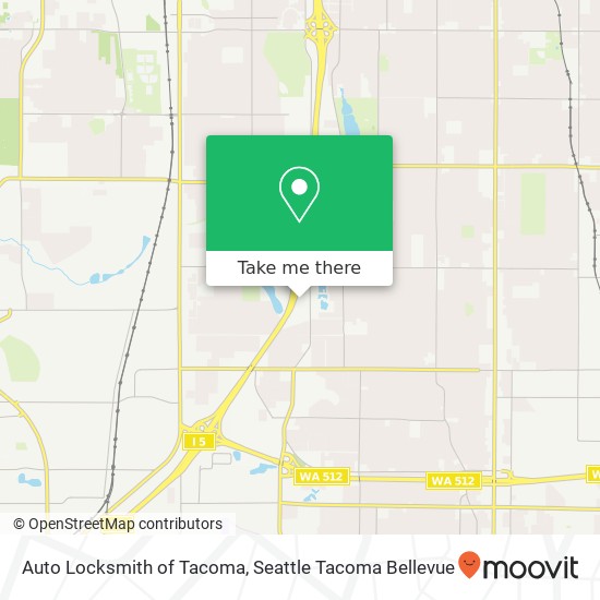 Auto Locksmith of Tacoma, 8710 S Hosmer St map