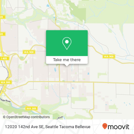 Mapa de 12020 142nd Ave SE, Renton, WA 98059