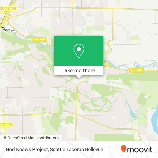 God Knows Project, 13957 SE 159th Pl map