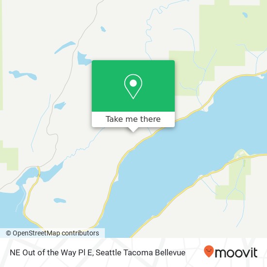 NE Out of the Way Pl E, Belfair, WA 98528 map