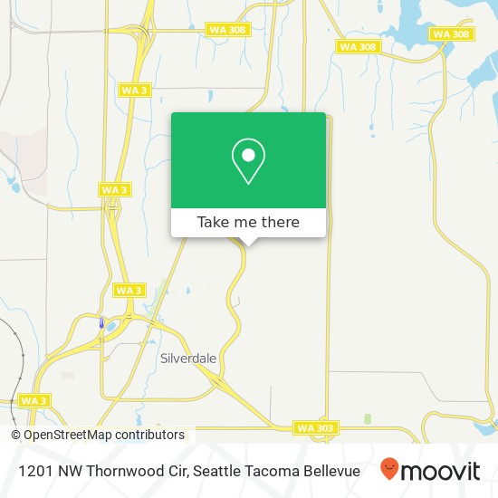 1201 NW Thornwood Cir, Silverdale, WA 98383 map