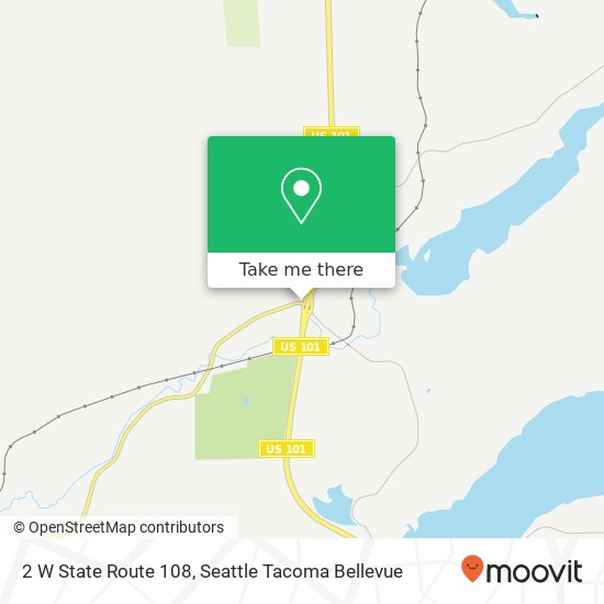 Mapa de 2 W State Route 108, Shelton, WA 98584