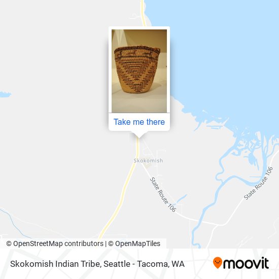 Mapa de Skokomish Indian Tribe