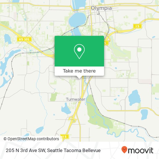 205 N 3rd Ave SW, Tumwater, WA 98512 map