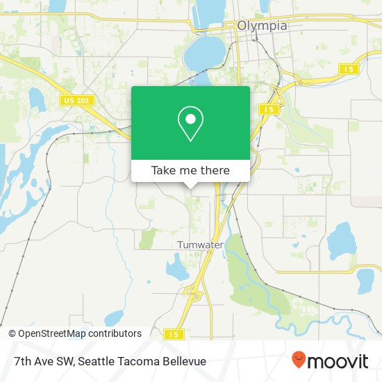 7th Ave SW, Tumwater, WA 98512 map