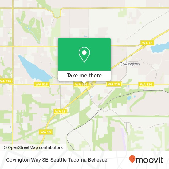Mapa de Covington Way SE, Covington, WA 98042