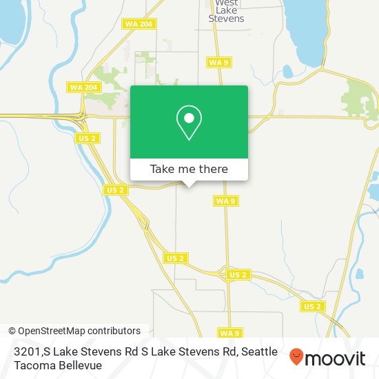 Mapa de 3201,S Lake Stevens Rd S Lake Stevens Rd, Lake Stevens, WA 98258