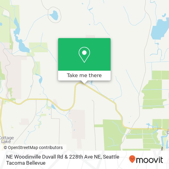 Mapa de NE Woodinville Duvall Rd & 228th Ave NE