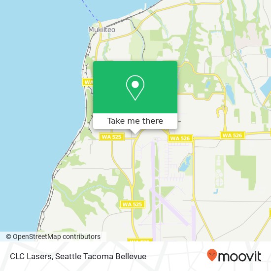 Mapa de CLC Lasers, 8229 44th Ave W