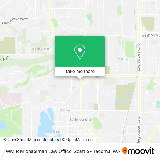 Mapa de WM R Michaelman Law Office