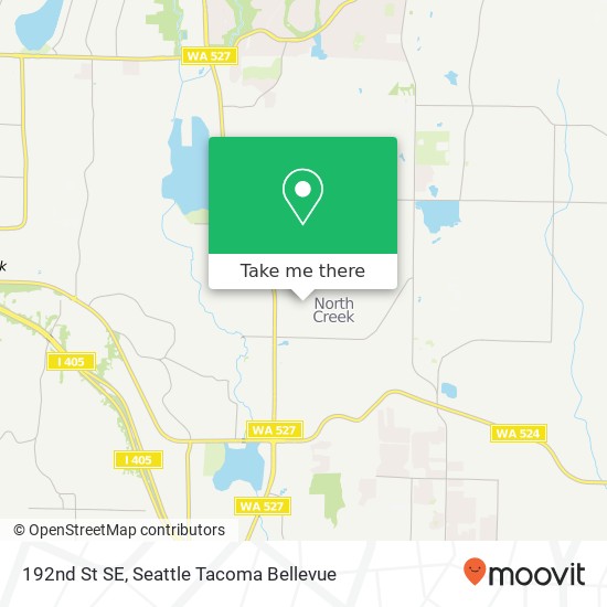 Mapa de 192nd St SE, Bothell, WA 98012