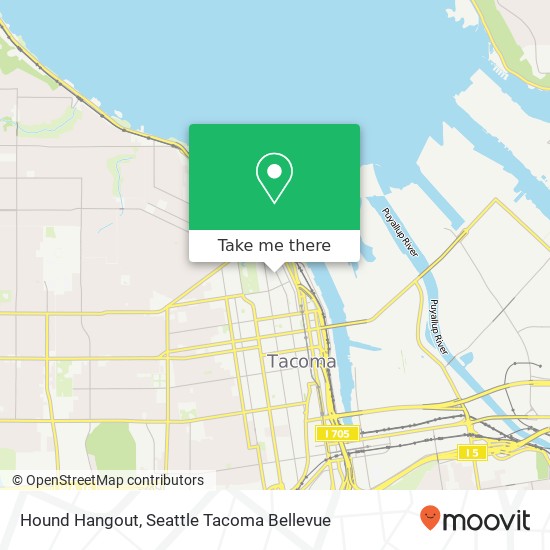 Mapa de Hound Hangout, 414 St Helens Ave