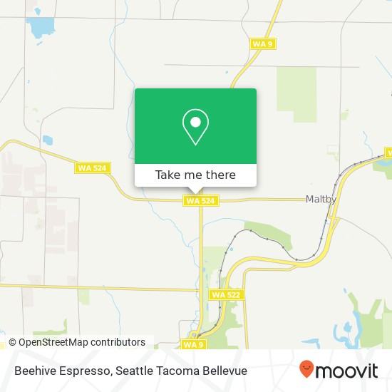 Mapa de Beehive Espresso, 21126 State Route 9 SE