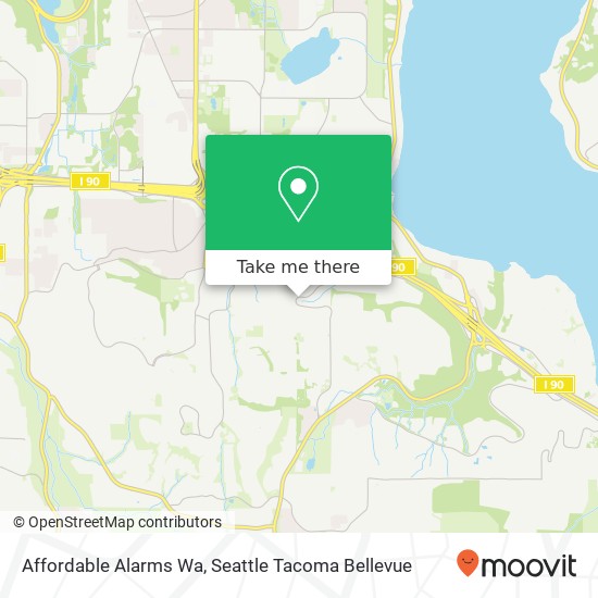 Mapa de Affordable Alarms Wa, 4370 164th Way SE