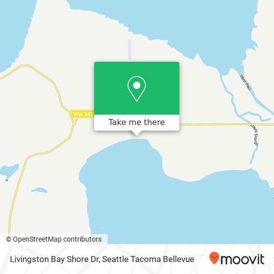 Mapa de Livingston Bay Shore Dr, Camano Island, WA 98282