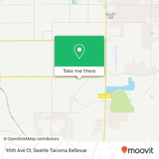 Mapa de 90th Ave Ct, Puyallup, WA 98375