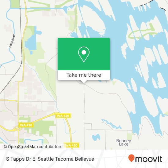 Mapa de S Tapps Dr E, Bonney Lake, WA 98391