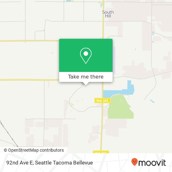 Mapa de 92nd Ave E, Puyallup, WA 98375