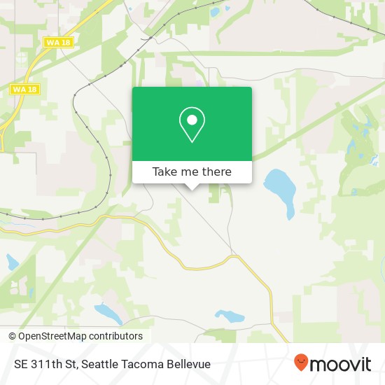 Mapa de SE 311th St, Auburn, WA 98092