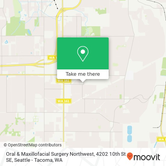 Mapa de Oral & Maxillofacial Surgery Northwest, 4202 10th St SE