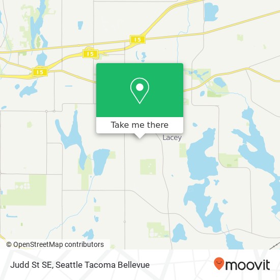 Mapa de Judd St SE, Lacey, WA 98503