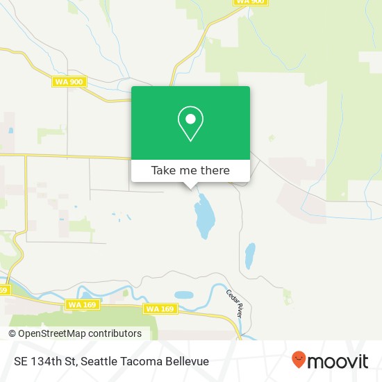 Mapa de SE 134th St, Renton, WA 98059