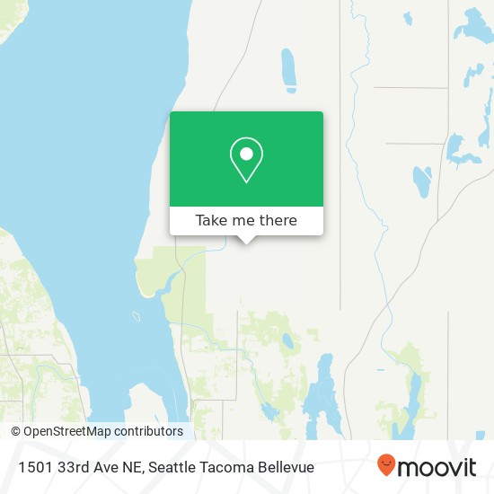 Mapa de 1501 33rd Ave NE, Olympia, WA 98506