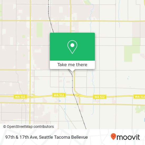 Mapa de 97th & 17th Ave, Tacoma, WA 98445