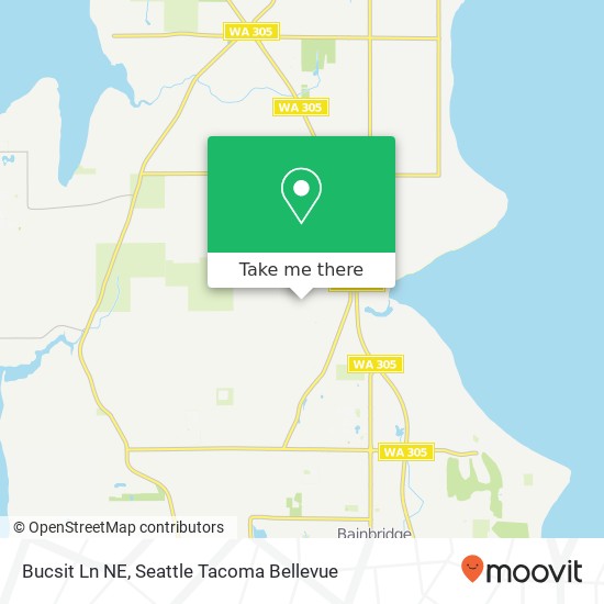 Bucsit Ln NE, Bainbridge Island, WA 98110 map