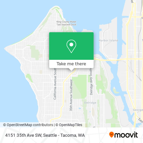 Mapa de 4151 35th Ave SW