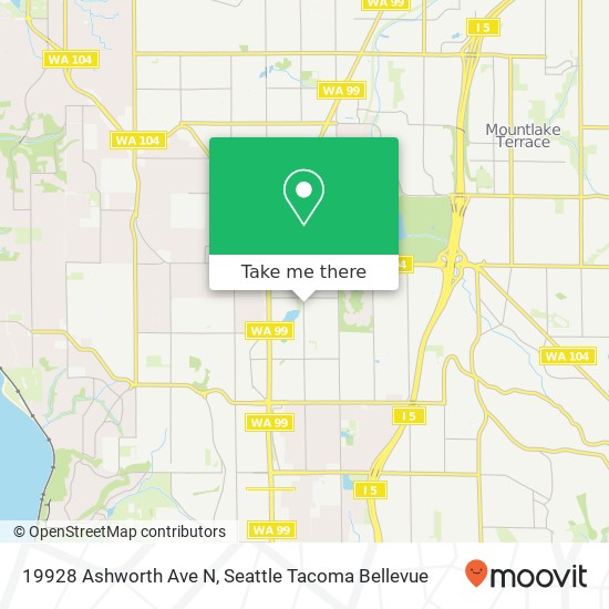 19928 Ashworth Ave N, Shoreline, WA 98133 map