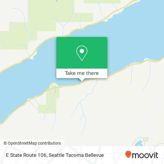 Mapa de E State Route 106, Belfair, WA 98528