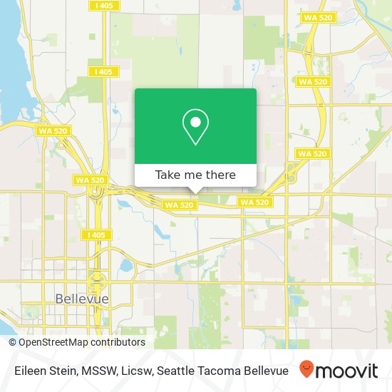 Mapa de Eileen Stein, MSSW, Licsw, 2340 130th Ave NE