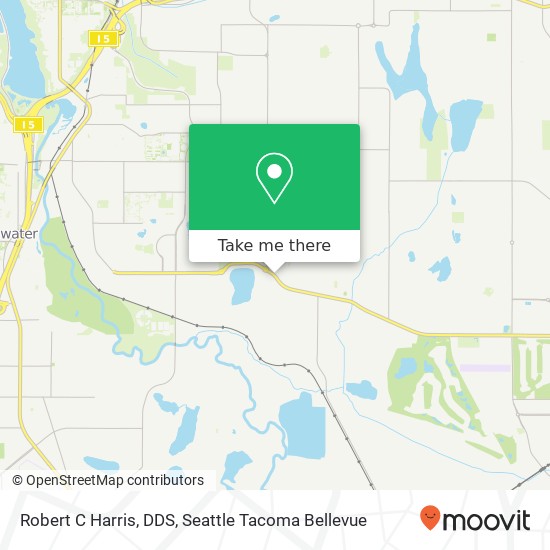 Mapa de Robert C Harris, DDS, 2616 Yelm Hwy SE