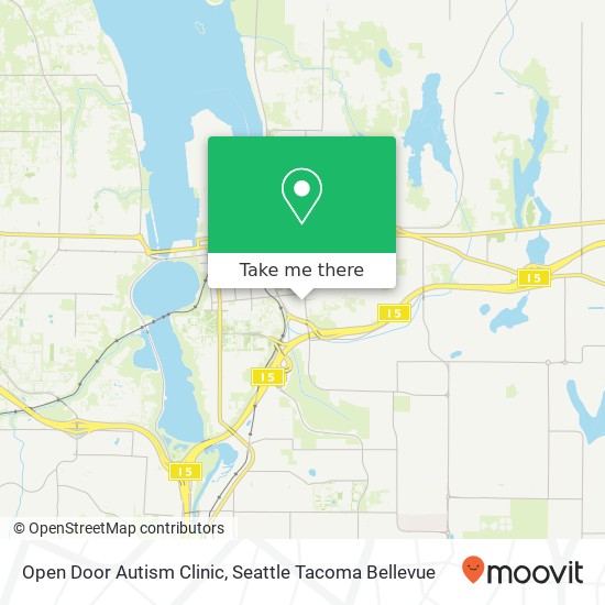 Mapa de Open Door Autism Clinic, 1101 Eastside St SE