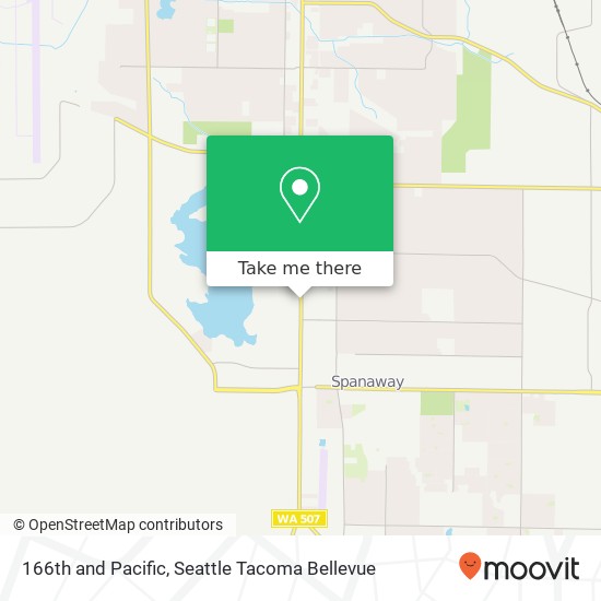 Mapa de 166th and Pacific, Spanaway, WA 98387