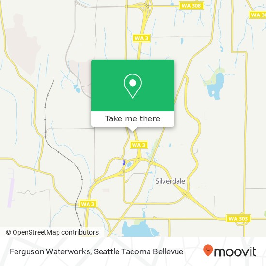 Mapa de Ferguson Waterworks, 11650 Clear Creek Rd NW