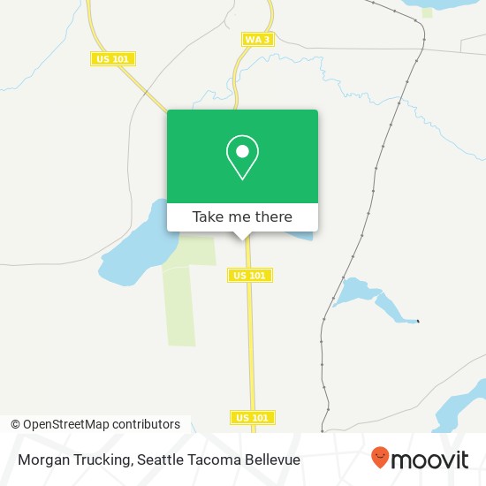 Mapa de Morgan Trucking, 641 W Golden Pheasant Rd