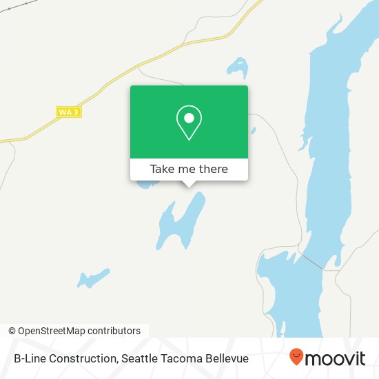 Mapa de B-Line Construction, 2971 E Phillips Lake Loop Rd