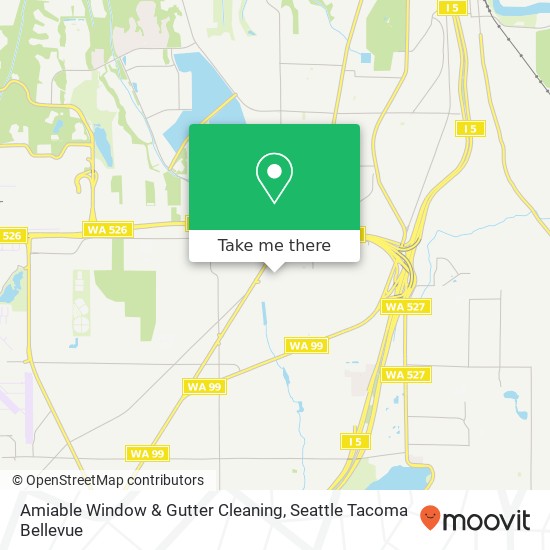 Amiable Window & Gutter Cleaning, 8824 3rd Ave SE map