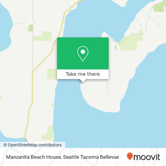 Manzanita Beach House map