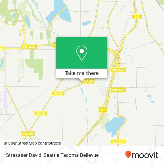 Mapa de Strassser David, 305 SE Everett Mall Way